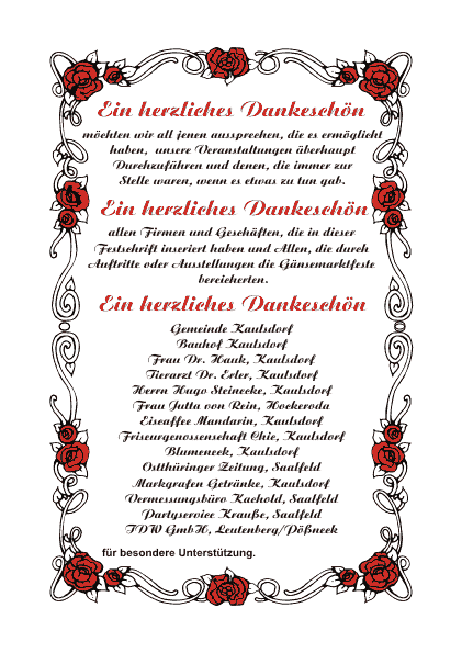 Festschrift zum 20. Gänsemarktfest • Seite 39